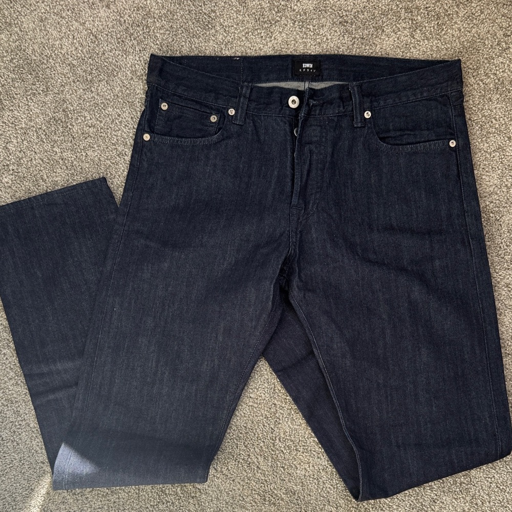 Edwin Midnight Blue Men's Straight Jeans